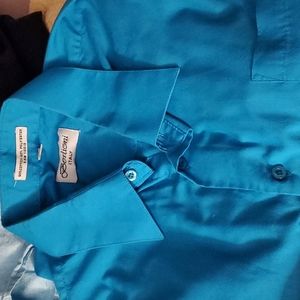 Berlioni Italy long sleeve button up shirt xl 17/17.5 36/37